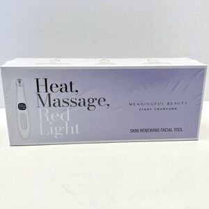 Meaningful Beauty Skin Renewing Facial Tool Heat Massage‎ Red Light New Sealed